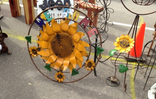 I especially loved the large sunflower.